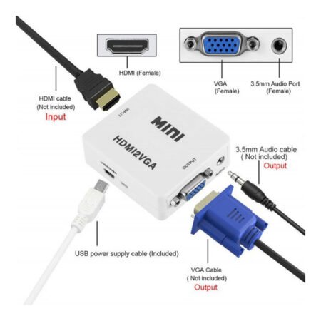 Konverter VGA na HDMI aktivni STAR