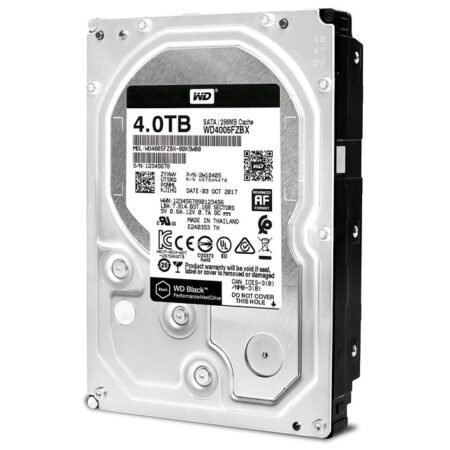 4TB 3.5 inča SATA III 256MB 7.200rpm WD4005FZBX Black outlet
