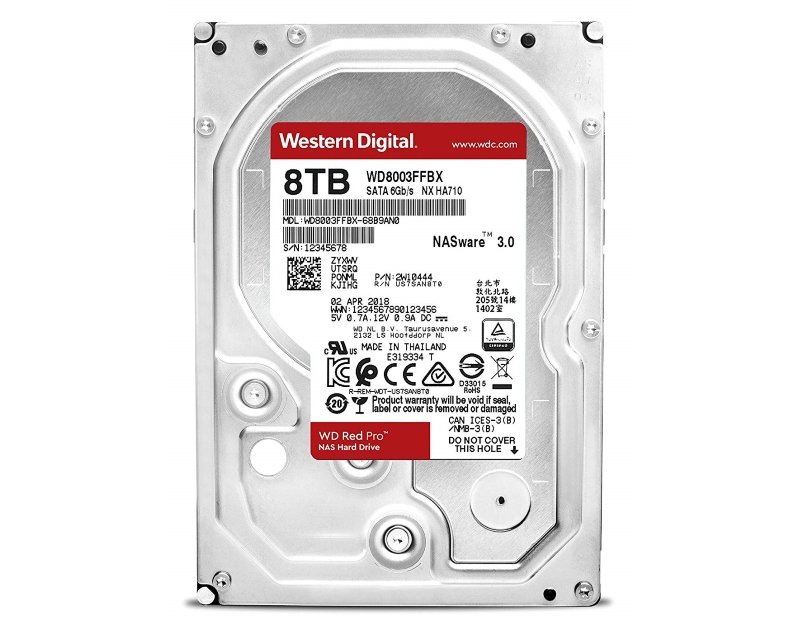 8TB 3.5 inča SATA III 256MB 7.200rpm WD8003FFBX Red Pro outlet
