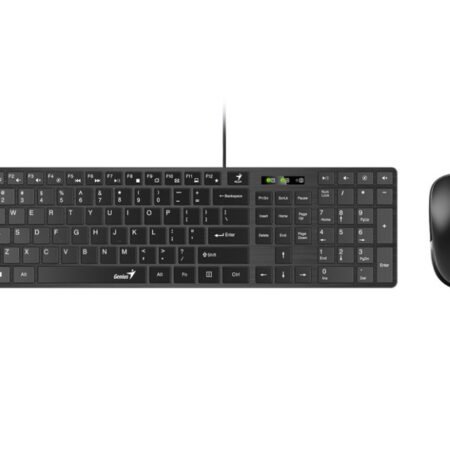 SlimStar C126 USB YU crna tastatura+ USB crni miš