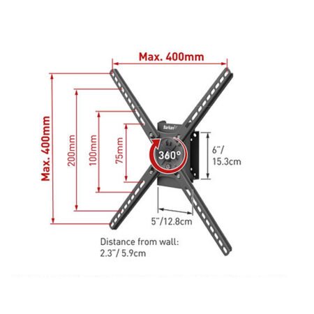 BM300R LCD TV zglobni zidni nosač do 65 inča