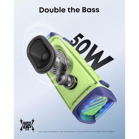 Soundcore Boom 3i 50W prenosni bluetooth IP68 zvučnik zeleni