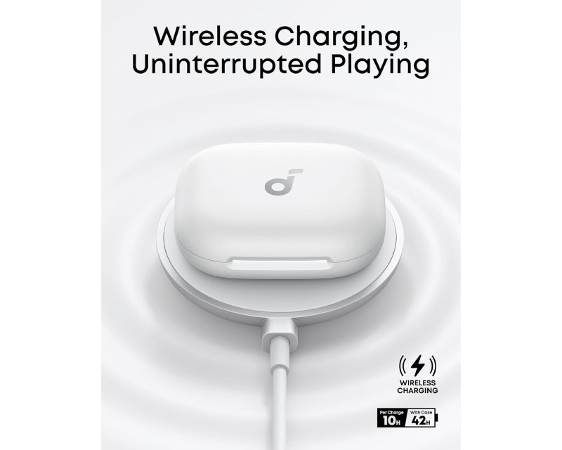 Soundcore AeroFit 2 BT bubice sa mikrofonom bele