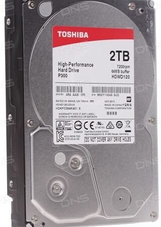 Hard Disk Toshiba P300 2TB 3.5"