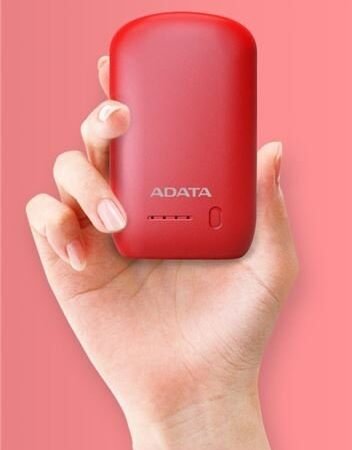 EKSTERNA BATERIJA AData 10050mAh AP10050-DUSB-5V-CRD crveni