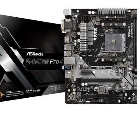 MBO ASRock AM4 B450M PRO4