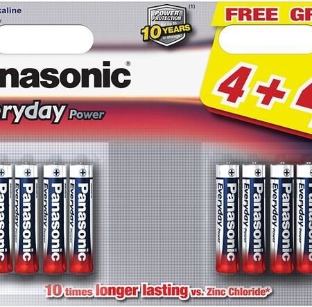PANASONIC baterije LR03EPS/8BW=AAA 8 kom Alkalne Everyday