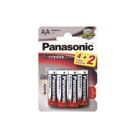 PANASONIC baterije LR6EPS/6BP -AA 6kom, Alkaline Everyday power