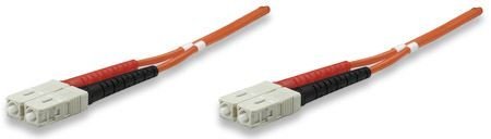 Intellinet optički kabal, Duplex, MM, SC/SC, 50/125, OM2, 1m, Oranž