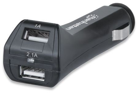 MH adapter auto punjač na USB Ženski-2 ulaza:1A/2.1A