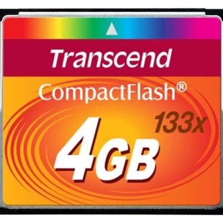 COMPACT FLASH CARD 4GB TRANSCEND TS4GCF133