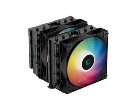 CPU Hladnjak DeepCool AG620 BK AR crni, 6 Heatpipes ARGB R-AG620-BKAMMN-GJD