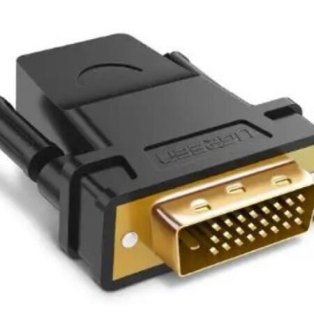 Adapter DVI  (24+1) M na HDMI F Ugreen