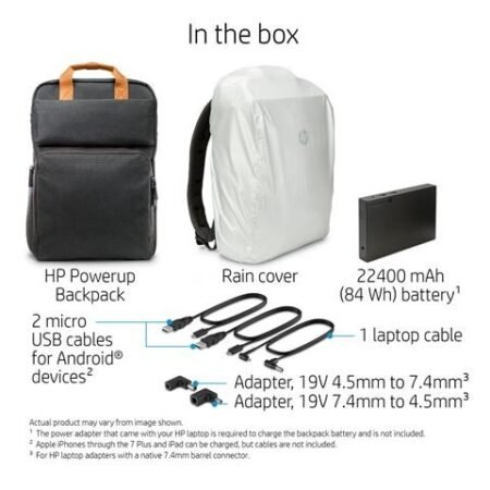 HP ACC Case Backpack Powerup 17.3", W7Q03AA
