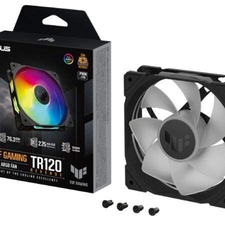TUF GAMING TR120 ARGB REVERSE BLACK ventilator