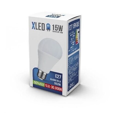 XLED Led Sijalica, E27 -15W, 220V, Hladno bela, 5500K, 1400Lm