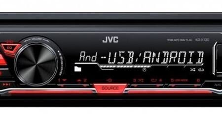 AUTO RADIO JVC KD-X130/MP3/WMA/FLAC/Subwoofer izlaz