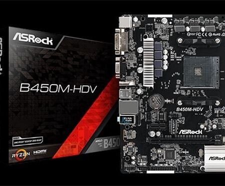 MBO AsRock AM4 B450M-HDV