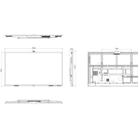 86 inča 86WM6FE 4K UHD LED 400 nita Interactive Display sa kamerom