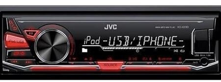 AUTO RADIO JVC KD-X230 - radio, MP3/USB