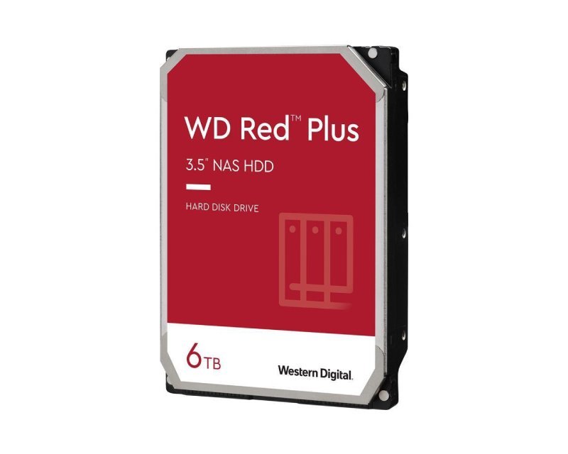 6TB 3.5 inča SATA III 256MB IntelliPower WD60EFPX Red Plus hard disk