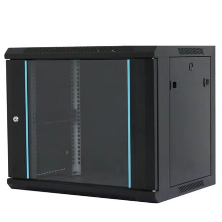 Rack orman nazidni, 12U, 600x600, staklena vrata