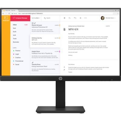 HP MON P24h G4 FHD Monitor 23.8", 7VH44AA