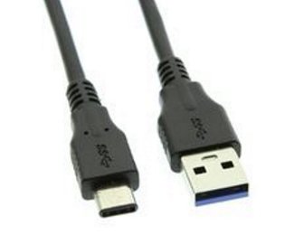 Kabl USB 3.0 A - USB tip C 3.1 M/M 1M crni