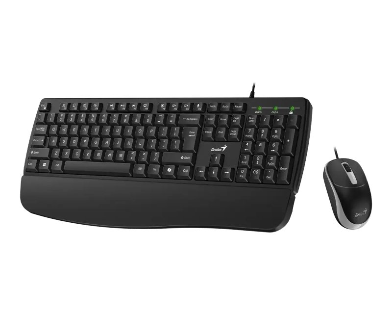 KM-123 USB US crna tastatura+ USB crni miš