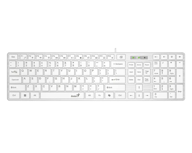 SlimStar 126 USB YU bela tastatura