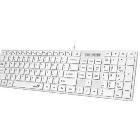 SlimStar 126 USB US bela tastatura