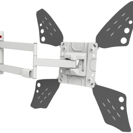 3400LW.W LCD TV zglobni zidni nosač do 70 inča beli za ravne i zakrivljene televizore