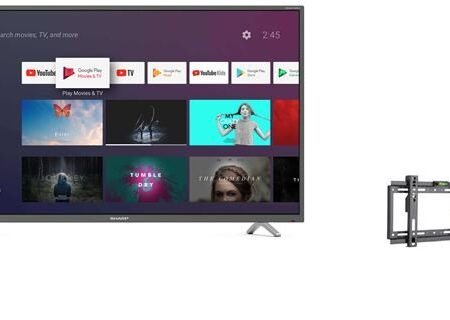Sharp TV  C40BL2EF2AB - 40" 4K Android 9.0 + nosač