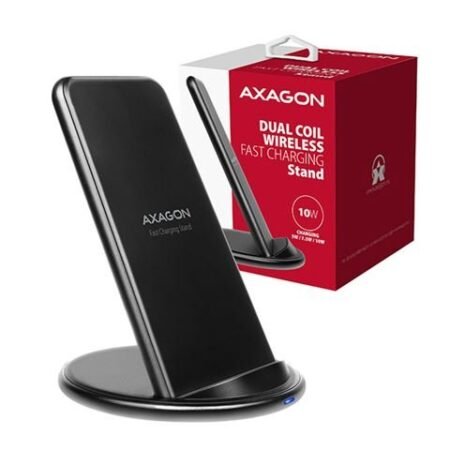 MOB Bežični punjač 5/7.5/10W, QI FastCharge WDC-S10D AXAGON