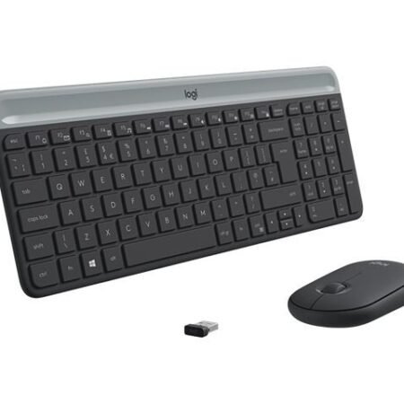 TAST + MIŠ LOGITECH MK470 Slim Wireless Graphite US