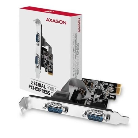 Kontroler PCI-Express --> 2 x Serial port + LP, AXAGON