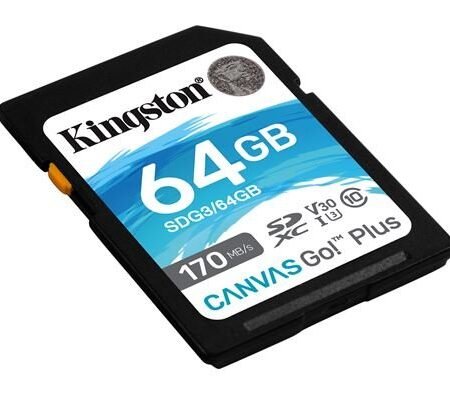 SD CARD 64GB KINGSTON SDG3/64GB