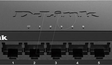D-Link 5-port Gigabit neupravljiv metal switch DGS-105GL/E