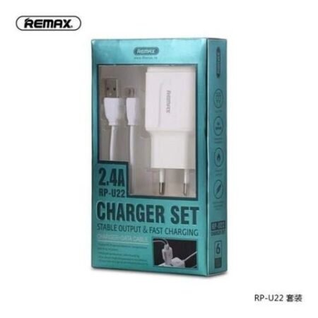 SET: Strujni FAST punjac 2,4A 2xUSB+ TIP C kabl 1m beli
