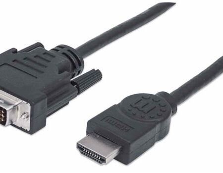 KABL HDMI na DVI-D, M/M, 1.8m, Manhattan 372503
