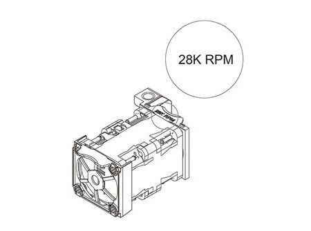 SRV DOD LN FAN 1U Performance Fan Option