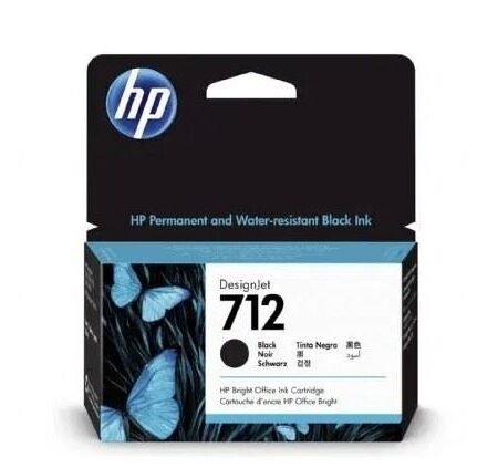 SUP INK HP 3ED70A HP 712 Black 38ml