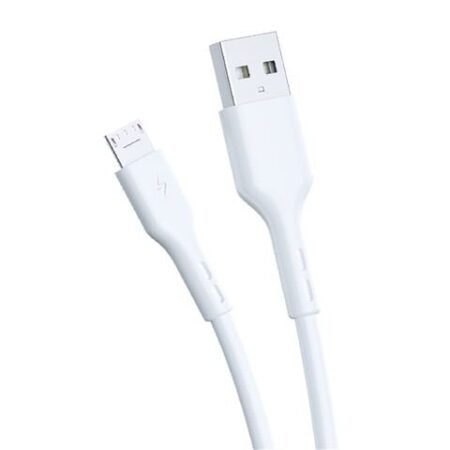 KABL MS 3A USB-A 2.0-> microUSB, 1m, beli