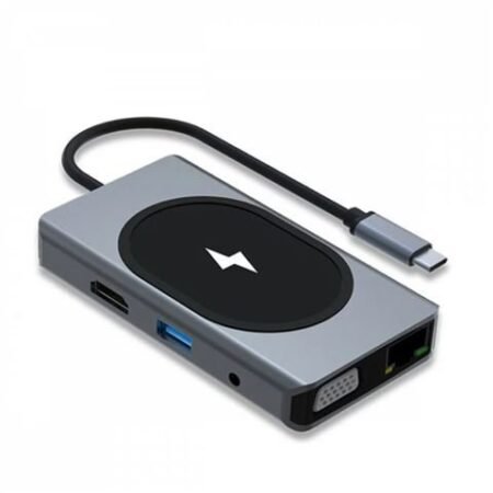 Adapter USB C HUB 9 U 1 + Wireless