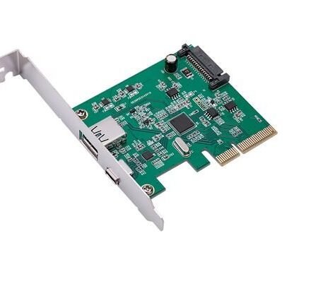 E-Green PCIE kontroler USB 3.1 Type-A+USB-C Host