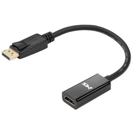 CC Display port -> HDMI F adapter, 20cm, 4K/30Hz, crni, MS