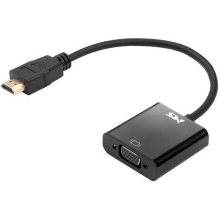 CC HDMI-> VGA F adapter, 20cm, 1080/30Hz, V-HV300, crni, MS