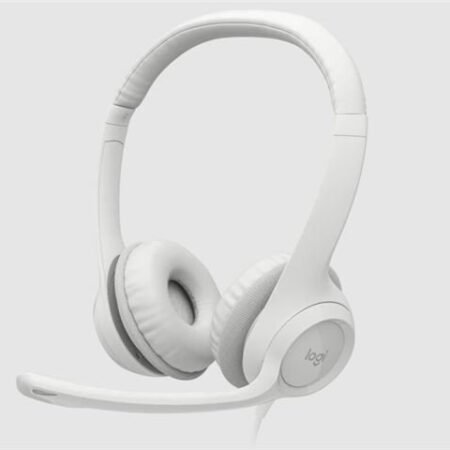 Slušalice LOGITECH H390, bele, USB