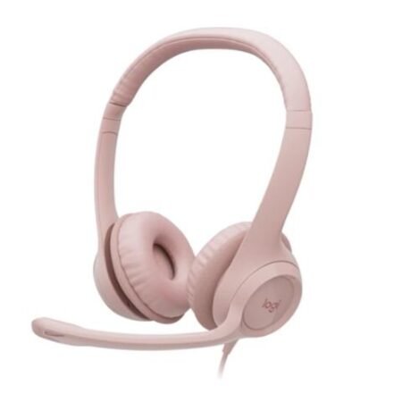 Slušalice LOGITECH H390, rose, USB