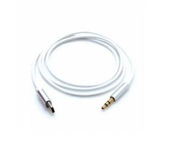 Kabl Tip C na 3,5mm (M/M), 1M, beli, Linkom